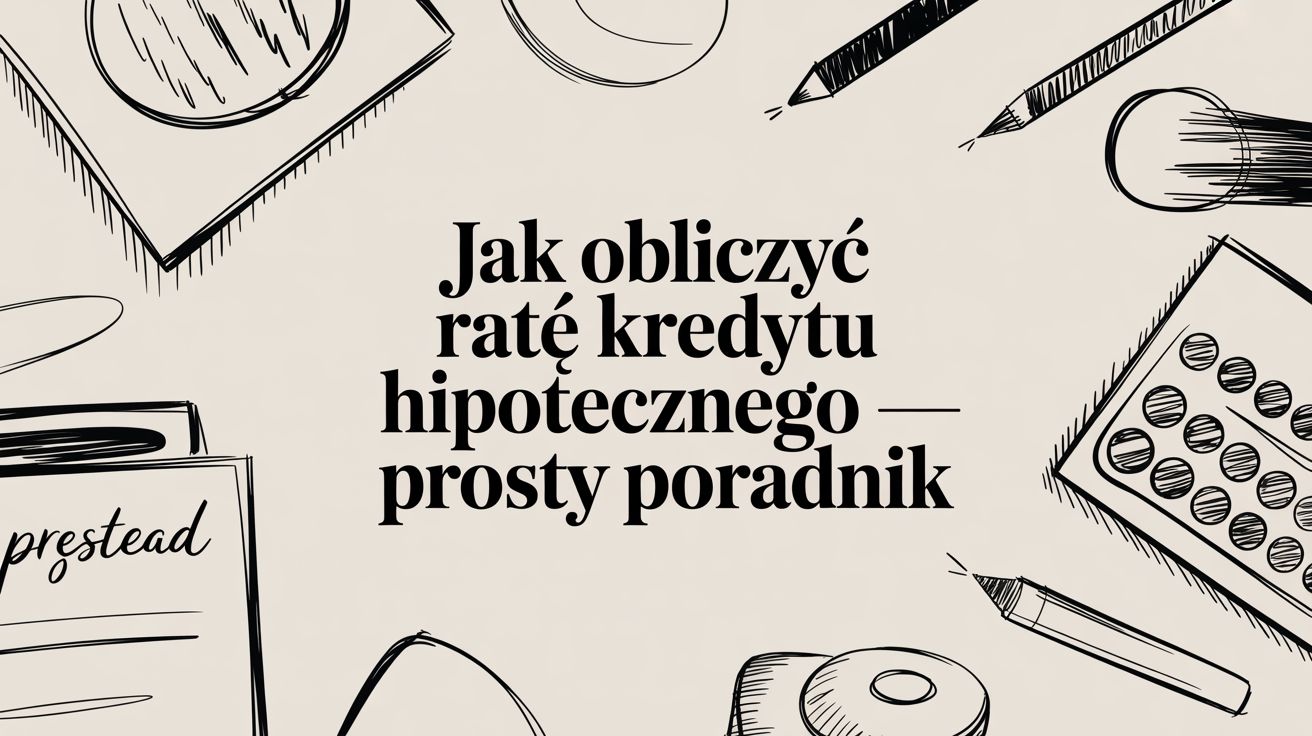 jak obliczyć ratę kredytu hipotecznego — prosty poradnik