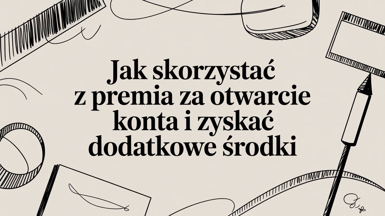 Jak skorzystać z premii za otwarcie konta i zyskać dodatkowe środki
