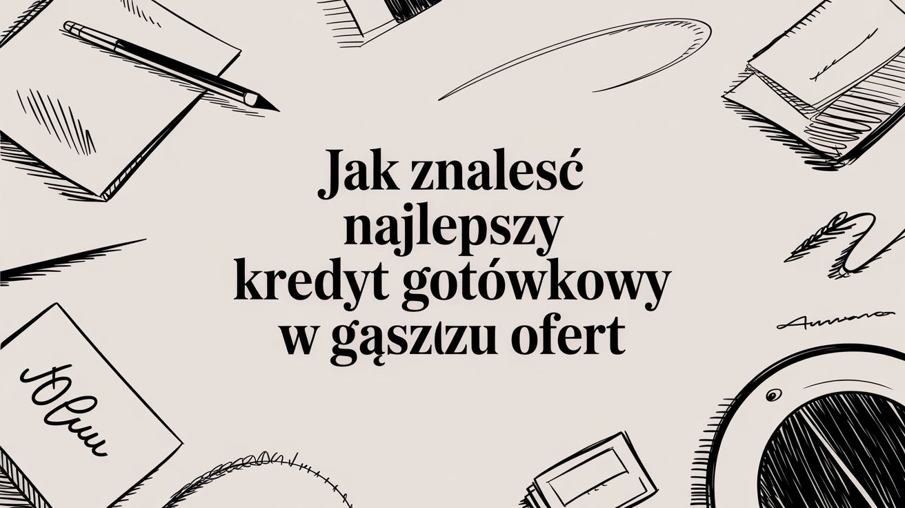 Jak znaleźć najlepszy kredyt gotówkowy w gąszczu ofert