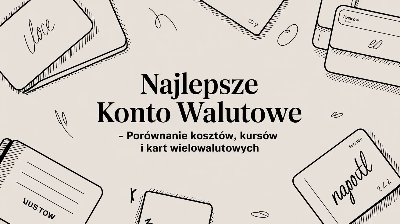 Najlepsze konto walutowe – Porównanie kosztów, kursów i kart wielowalutowych