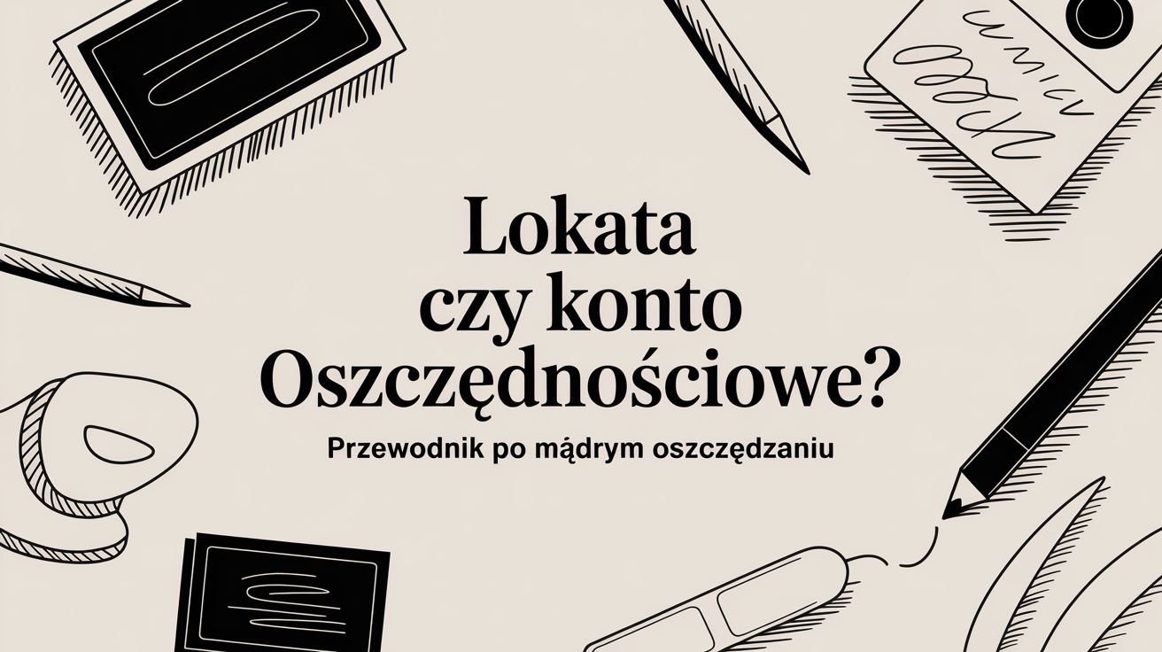 Lokata czy konto oszczędnościowe? Przewodnik po mądrym oszczędzaniu