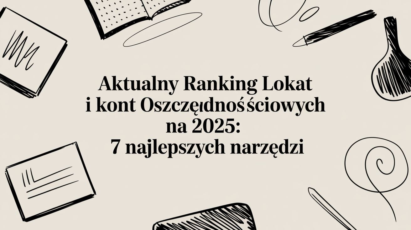 Aktualny ranking lokat i kont oszczędnościowych na 2025: 7 najlepszych narzędzi