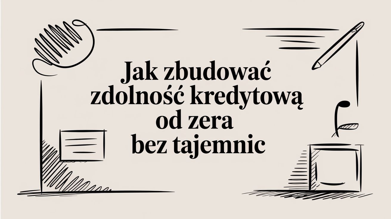 Jak zbudować zdolność kredytową od zera bez tajemnic