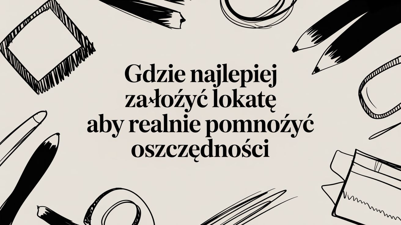 Gdzie najlepiej założyć lokatę aby realnie pomnożyć oszczędności