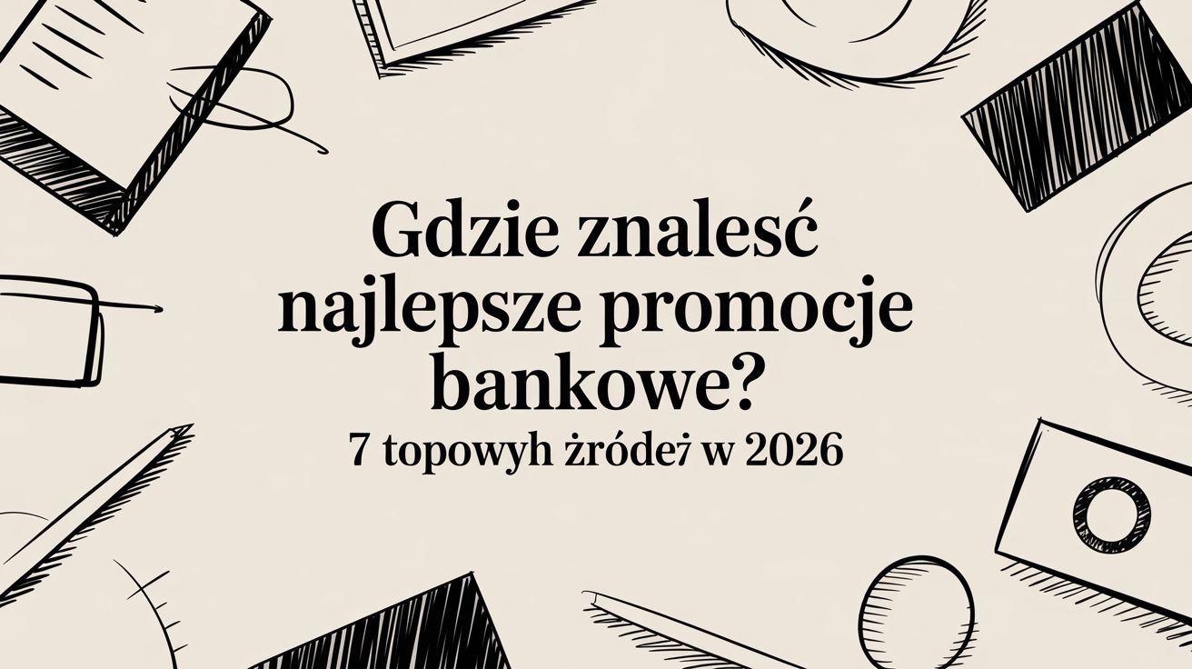Gdzie znaleźć najlepsze promocje bankowe? 7 topowych źródeł w 2026