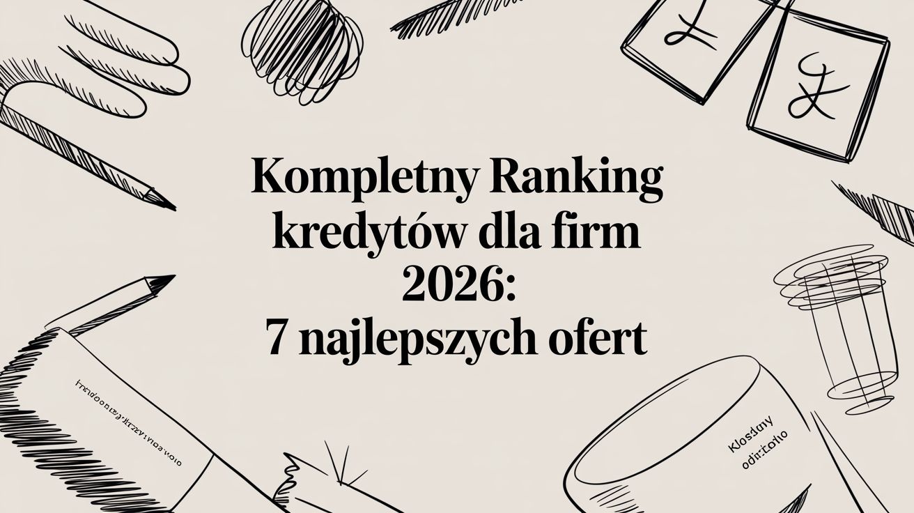Kompletny ranking kredytów dla firm 2026: 7 najlepszych ofert