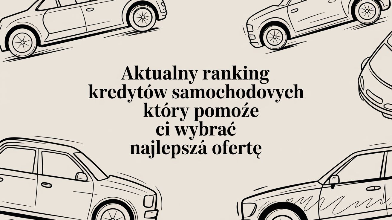 Aktualny ranking kredytów samochodowych, który pomoże ci wybrać najlepszą ofertę