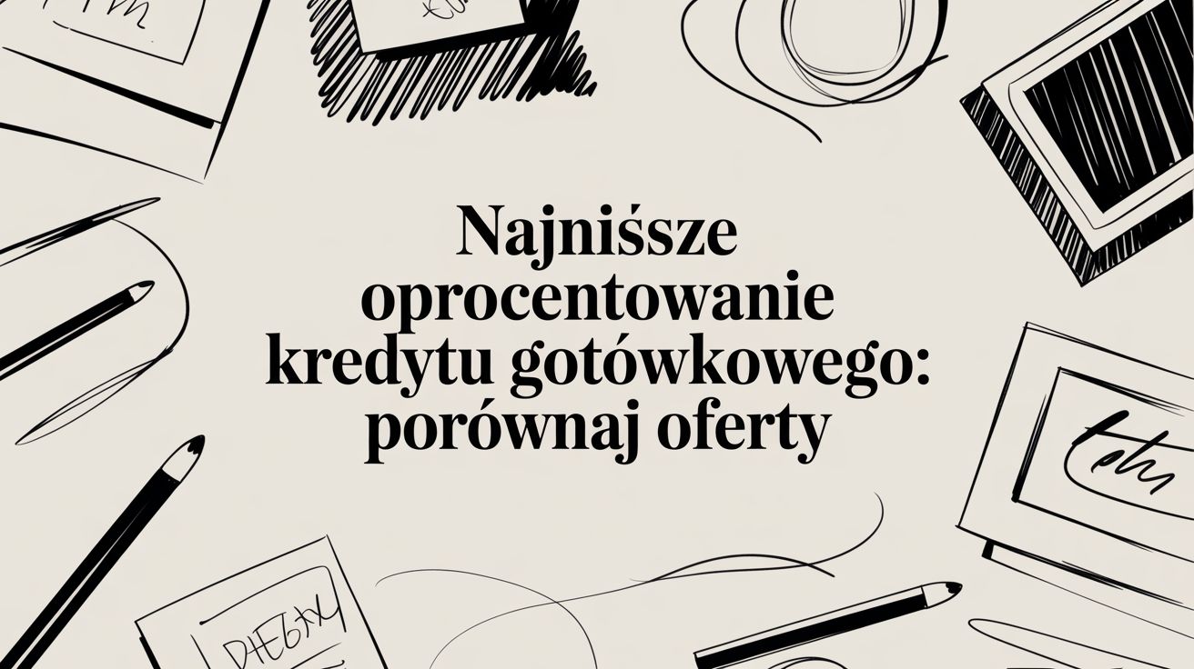 Najniższe oprocentowanie kredytu gotówkowego: porównaj oferty