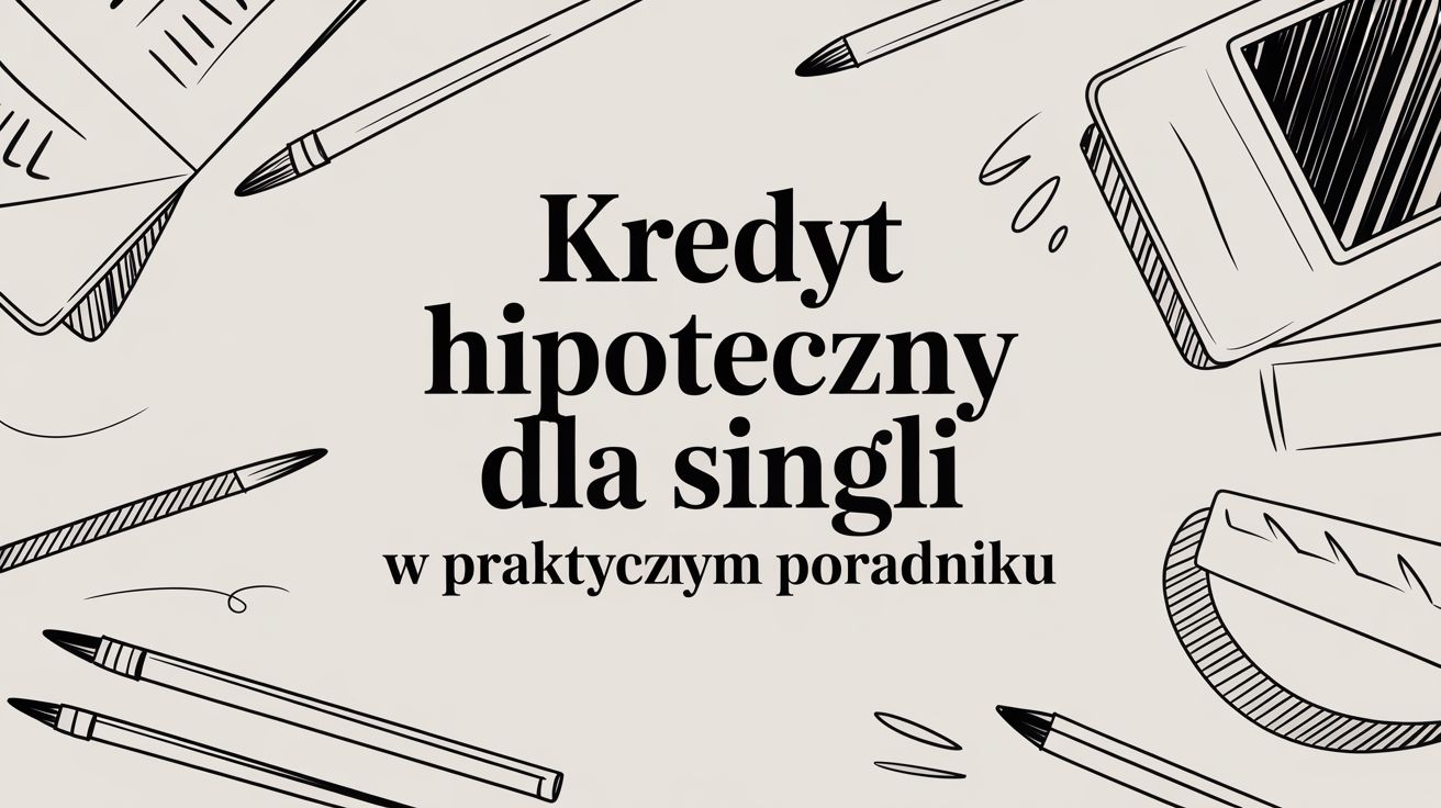 Kredyt hipoteczny dla singli w praktycznym poradniku
