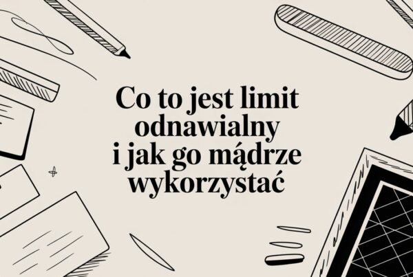 Limit odnawialny i jak go mądrze wykorzystać 5 - Scori revolving limit office flatlay - Scori