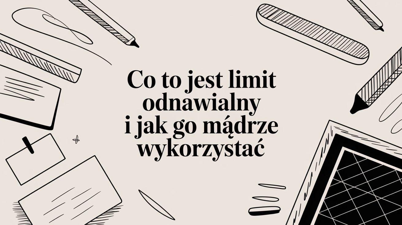 Limit odnawialny i jak go mądrze wykorzystać