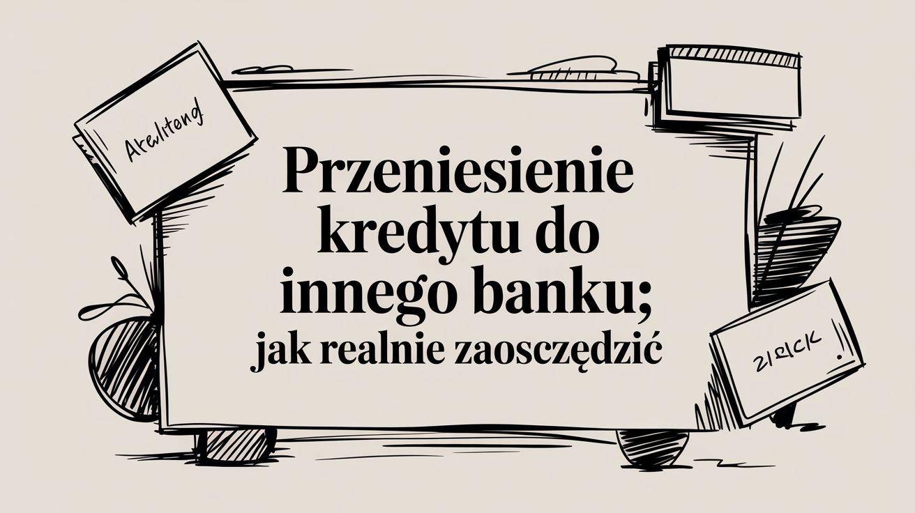 Przeniesienie kredytu do innego banku: jak realnie zaoszczędzić