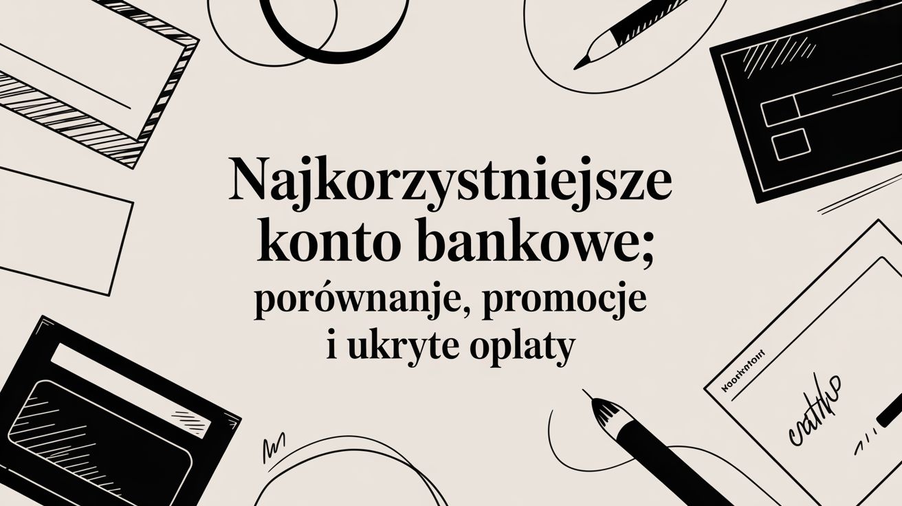 Najkorzystniejsze konto bankowe: porównanie, promocje i ukryte opłaty