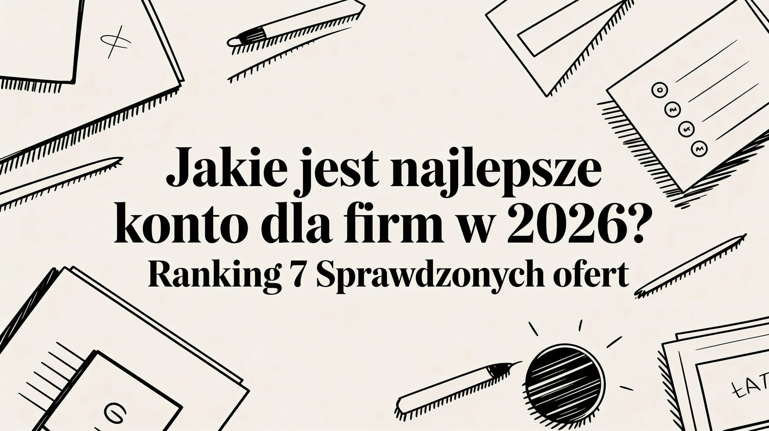 Jakie jest najlepsze konto dla firm w 2026? Ranking 7 sprawdzonych ofert