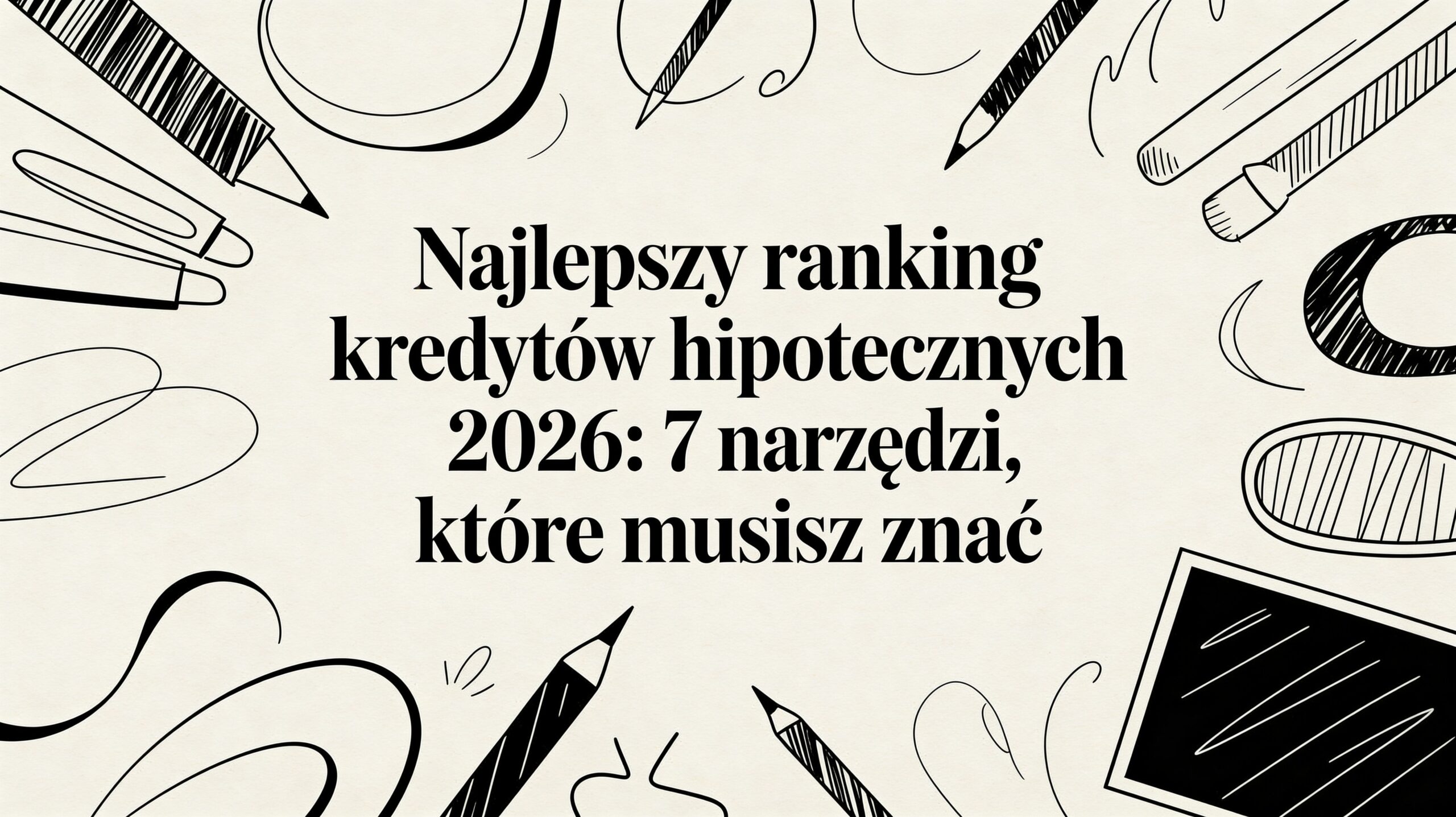 Najlepszy ranking kredytów hipotecznych 2026: 7 narzędzi, które musisz znać