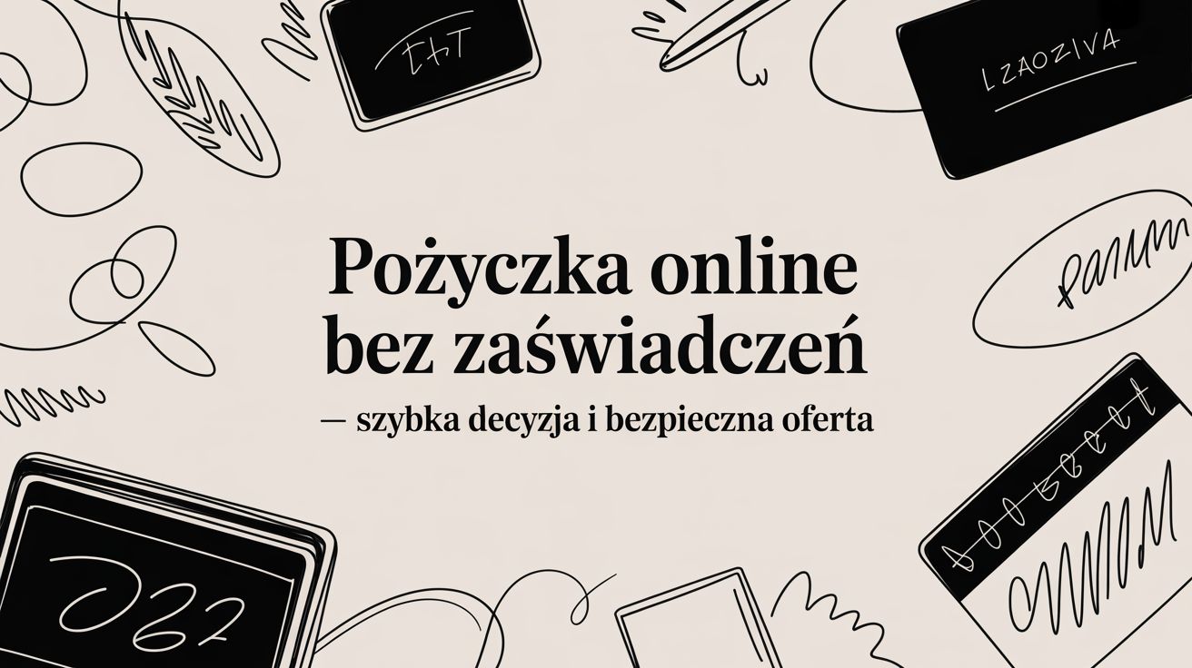 Pożyczka online bez zaświadczeń – szybka decyzja i bezpieczna oferta