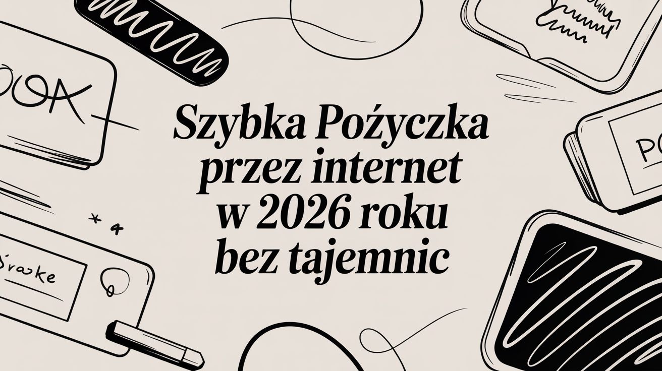 Szybka pożyczka przez internet w 2026 roku bez tajemnic