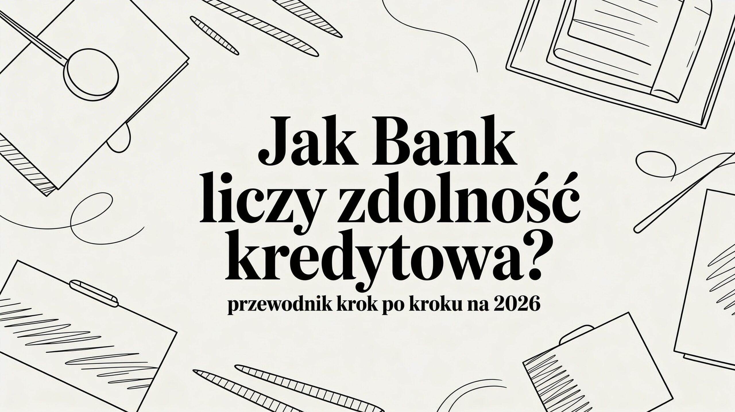 Jak bank liczy zdolność kredytową? Przewodnik krok po kroku na 2026