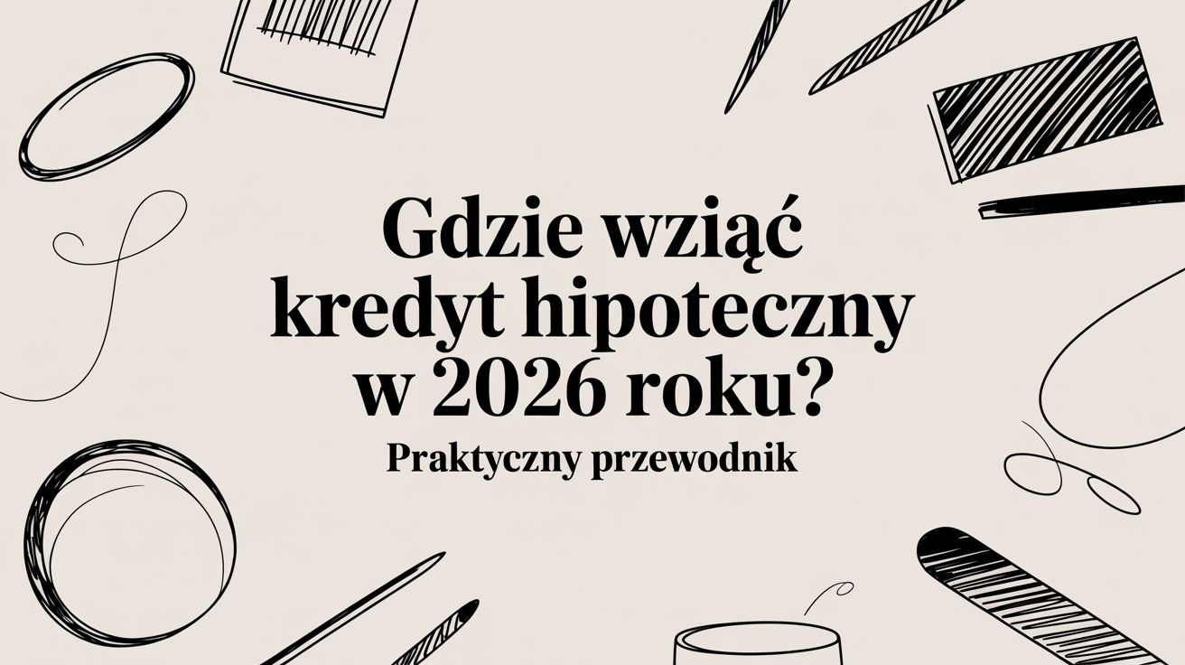 Gdzie wziąć kredyt hipoteczny w 2026 roku? Praktyczny przewodnik